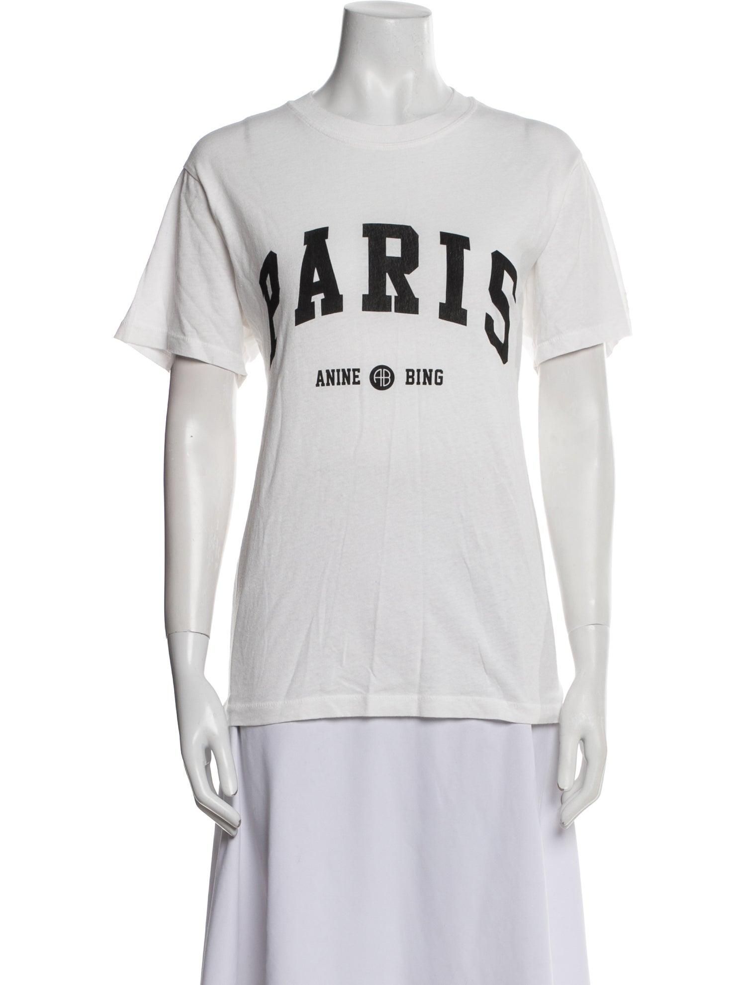 Anine Bing Graphic Print Crew Neck T-Shirt