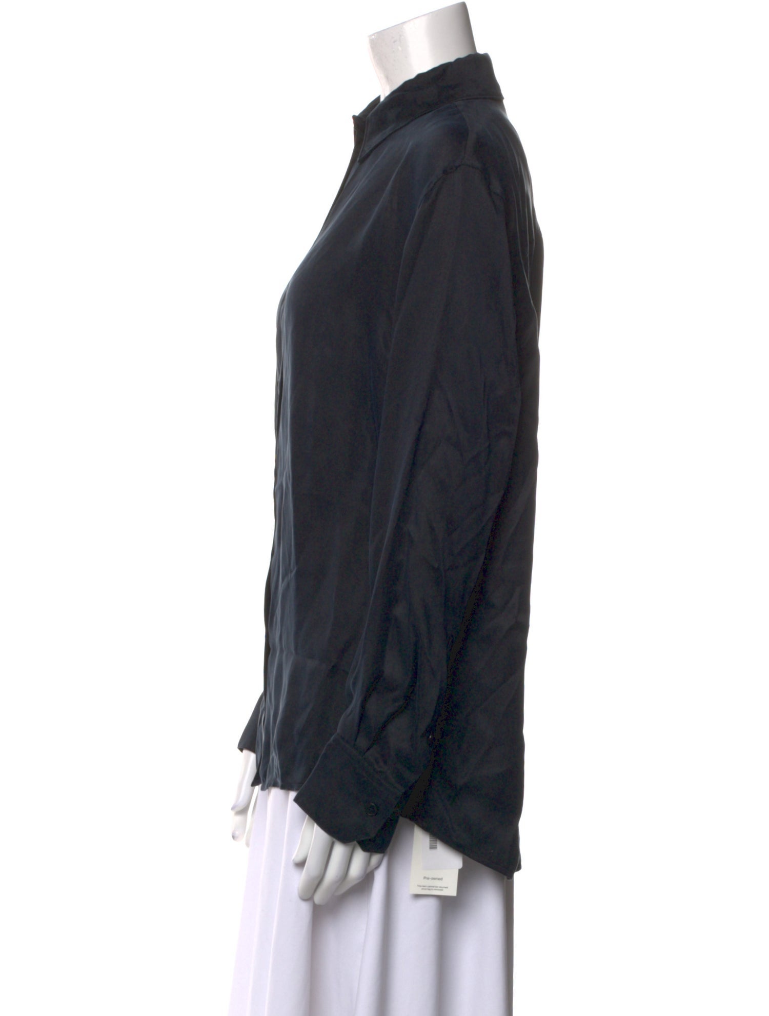 Anine Bing Long Sleeve Button-Up Top