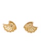 Anine Bing Curved Shell Earrings