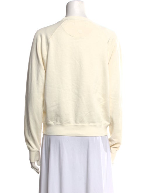 Anine Bing Graphic Print Crew Neck Sweater