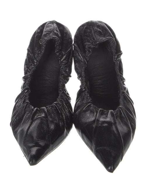 Anine Bing Patent Leather Ballet Flats