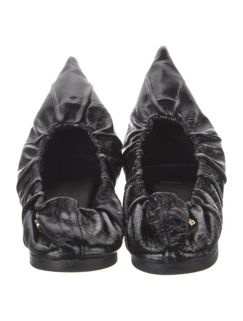 Anine Bing Patent Leather Ballet Flats