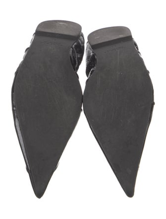 Anine Bing Patent Leather Ballet Flats