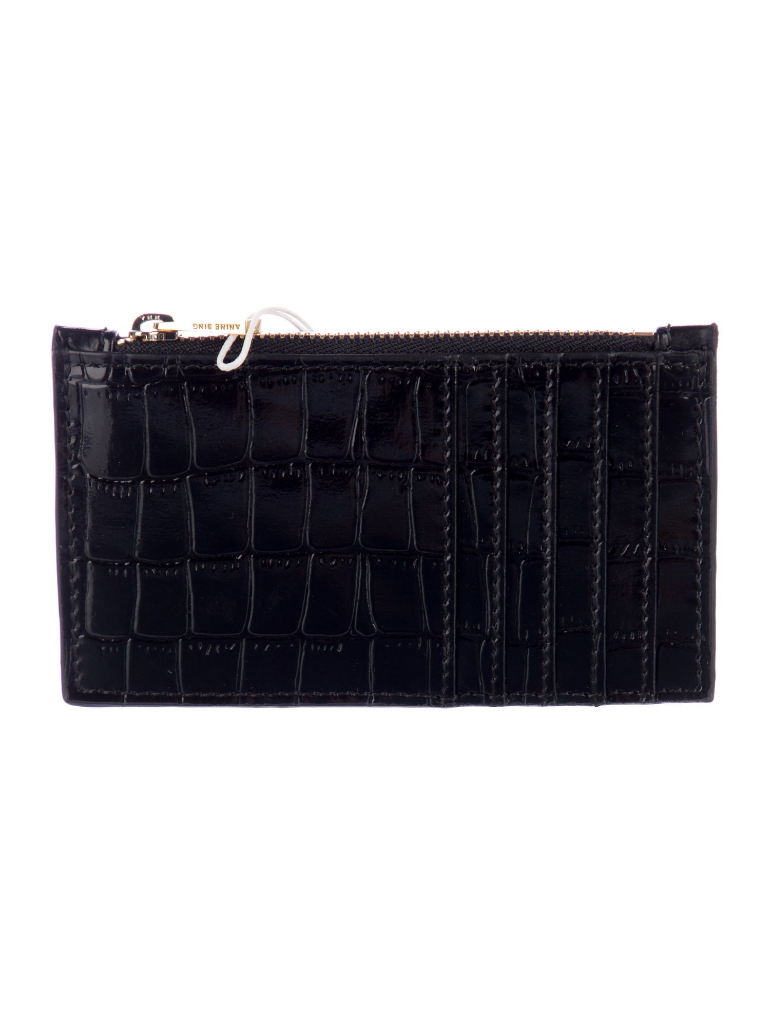 Anine Bing Embossed Leather Coin Pouch w/ Tags