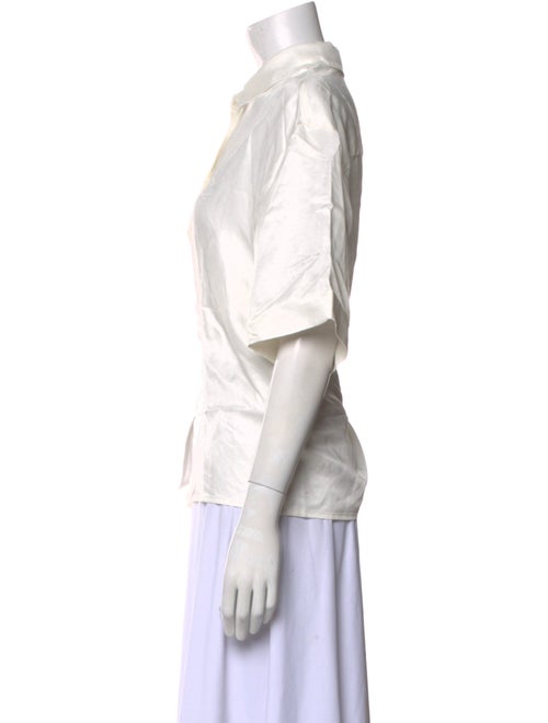 Anine Bing Three-Quarter Sleeve Button-Up Top