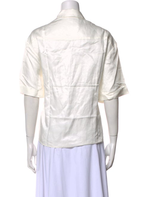 Anine Bing Three-Quarter Sleeve Button-Up Top