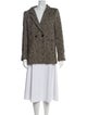 Anine Bing Tweed Pattern Blazer