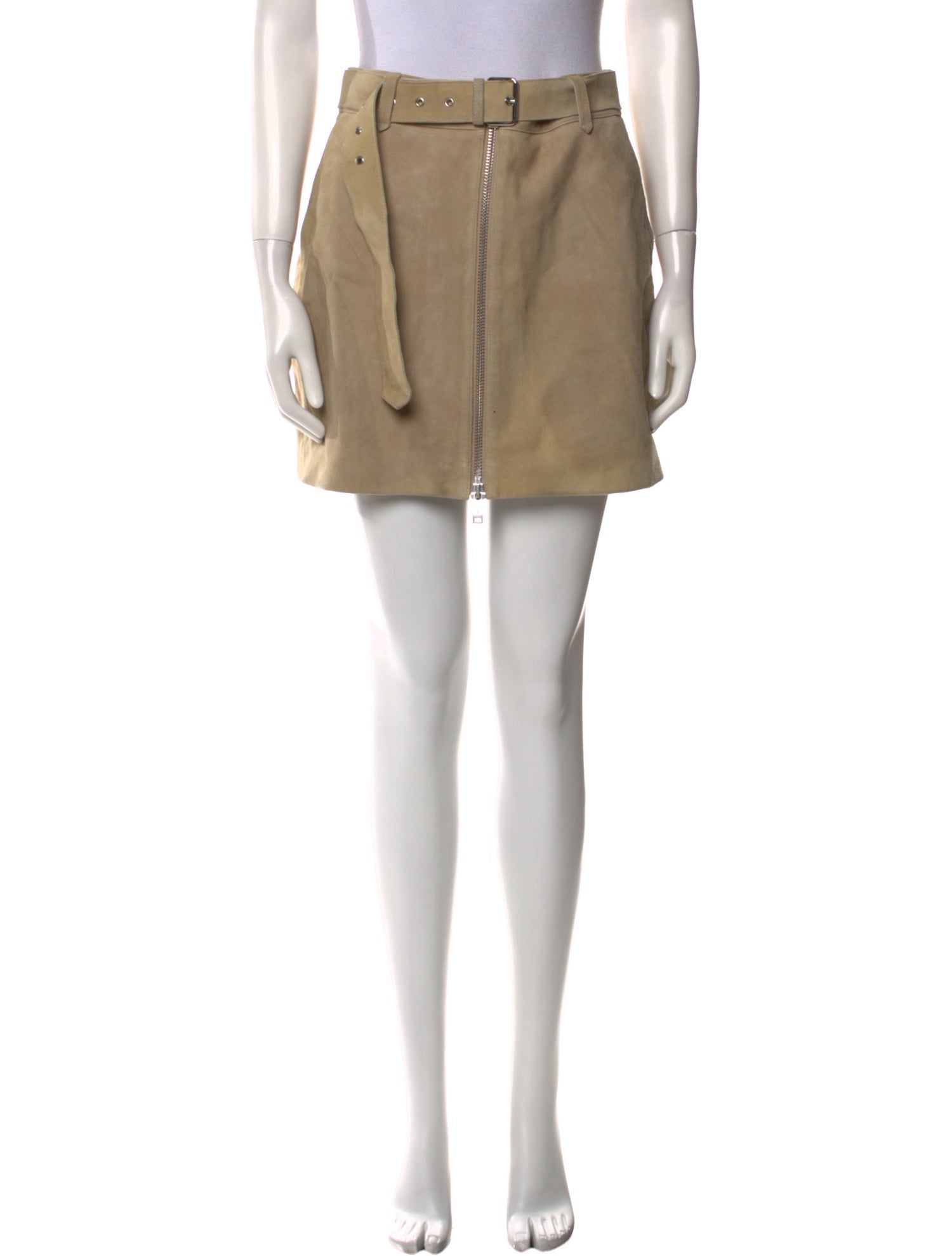 Anine Bing Leather Mini Skirt