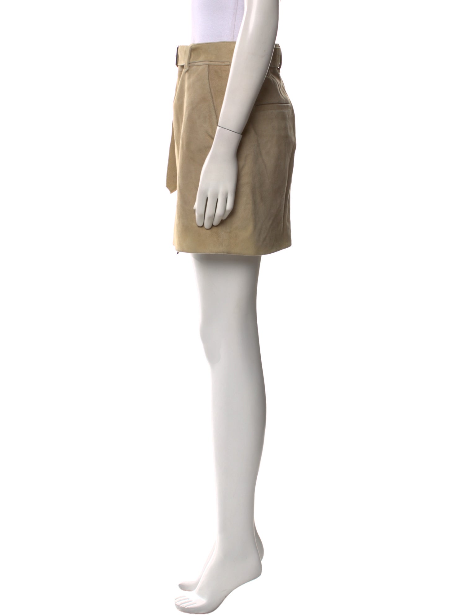 Anine Bing Leather Mini Skirt