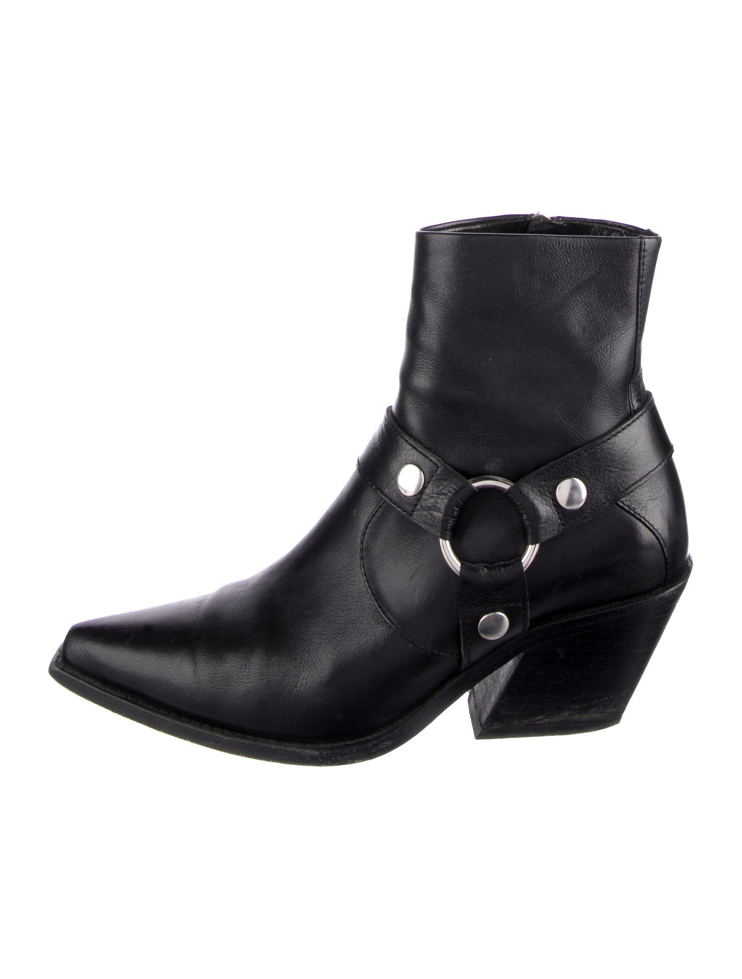 Anine Bing Leather Moto Boots
