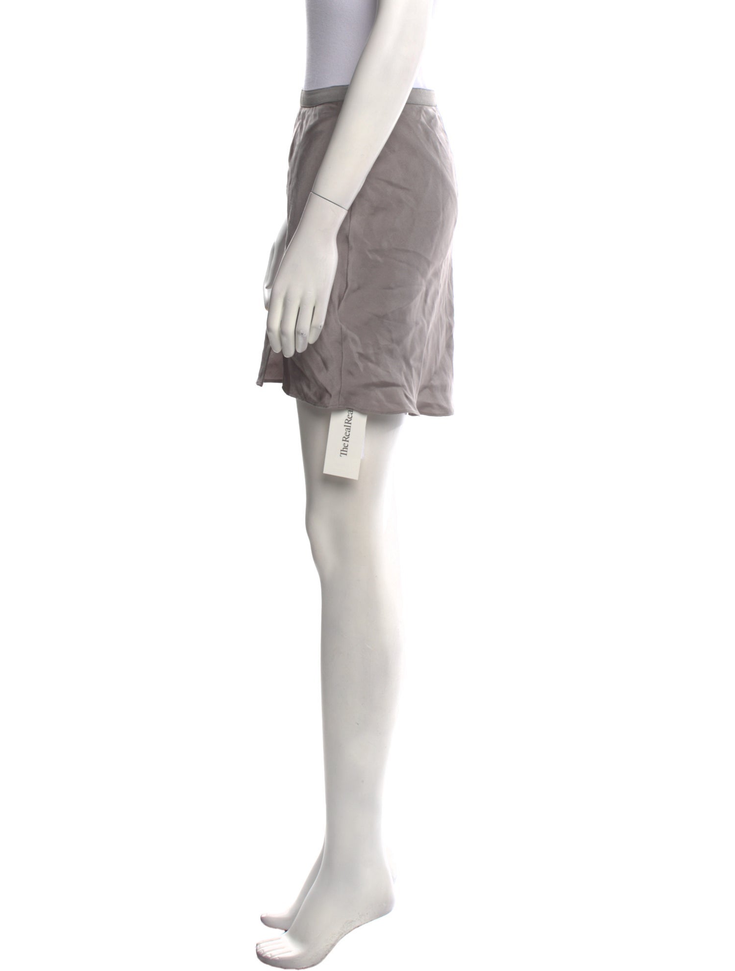 Anine Bing Silk Mini Skirt