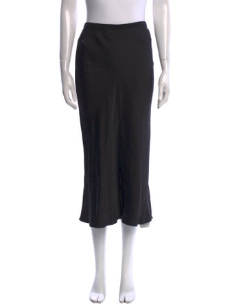 Anine Bing Silk Midi Length Skirt