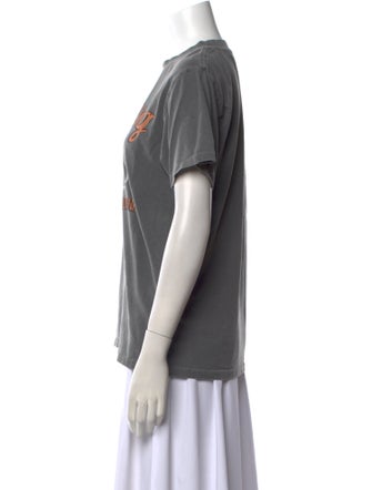 Anine Bing Graphic Print Crew Neck T-Shirt
