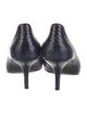 Anine Bing Embossed Leather Animal Print Pumps