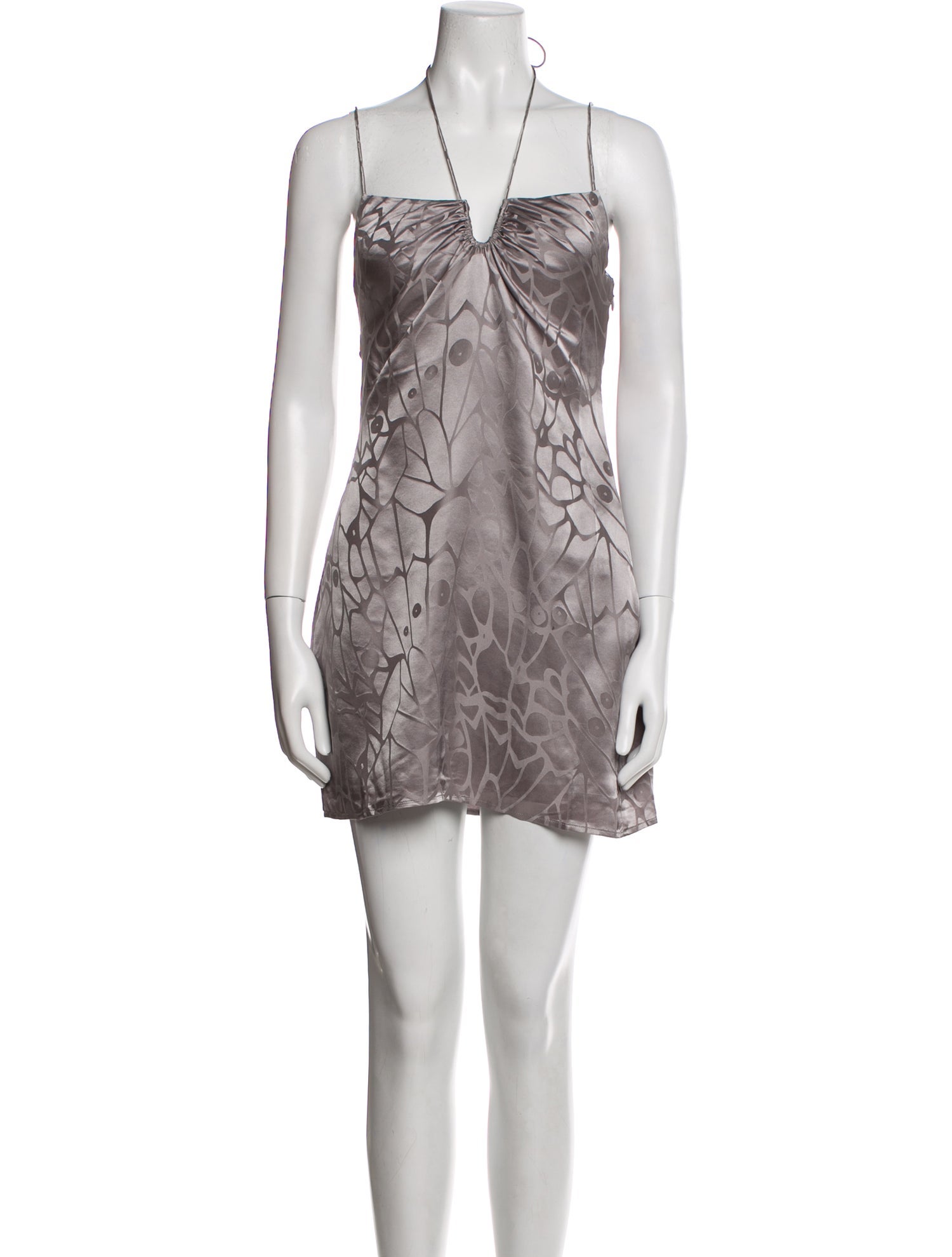 Anine Bing Silk Mini Dress