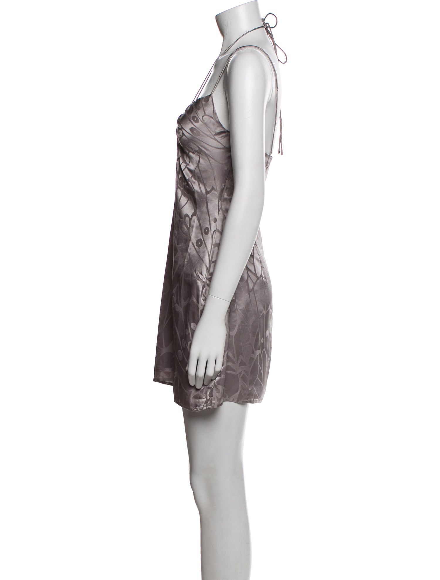 Anine Bing Silk Mini Dress