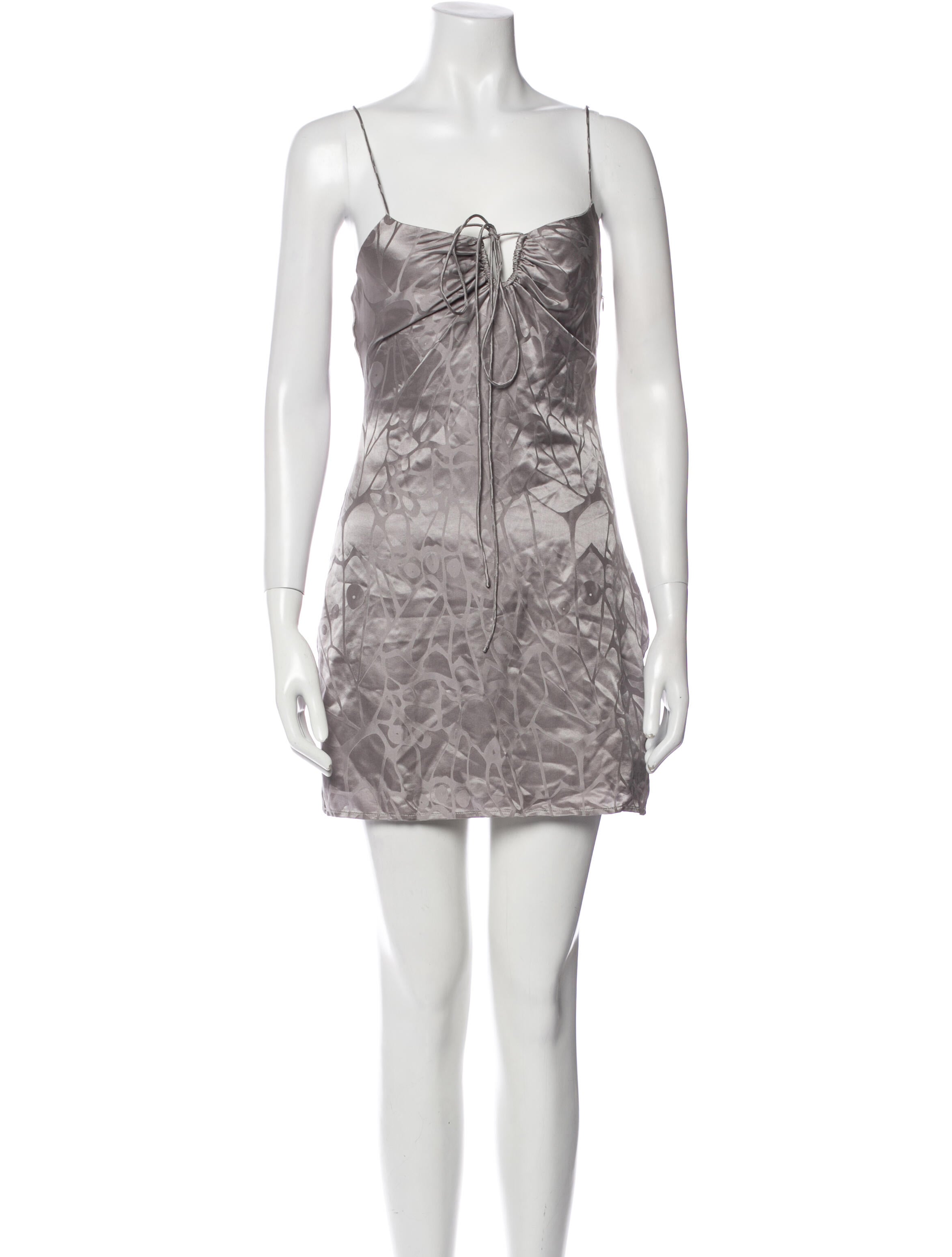 Anine Bing Silk Mini Dress