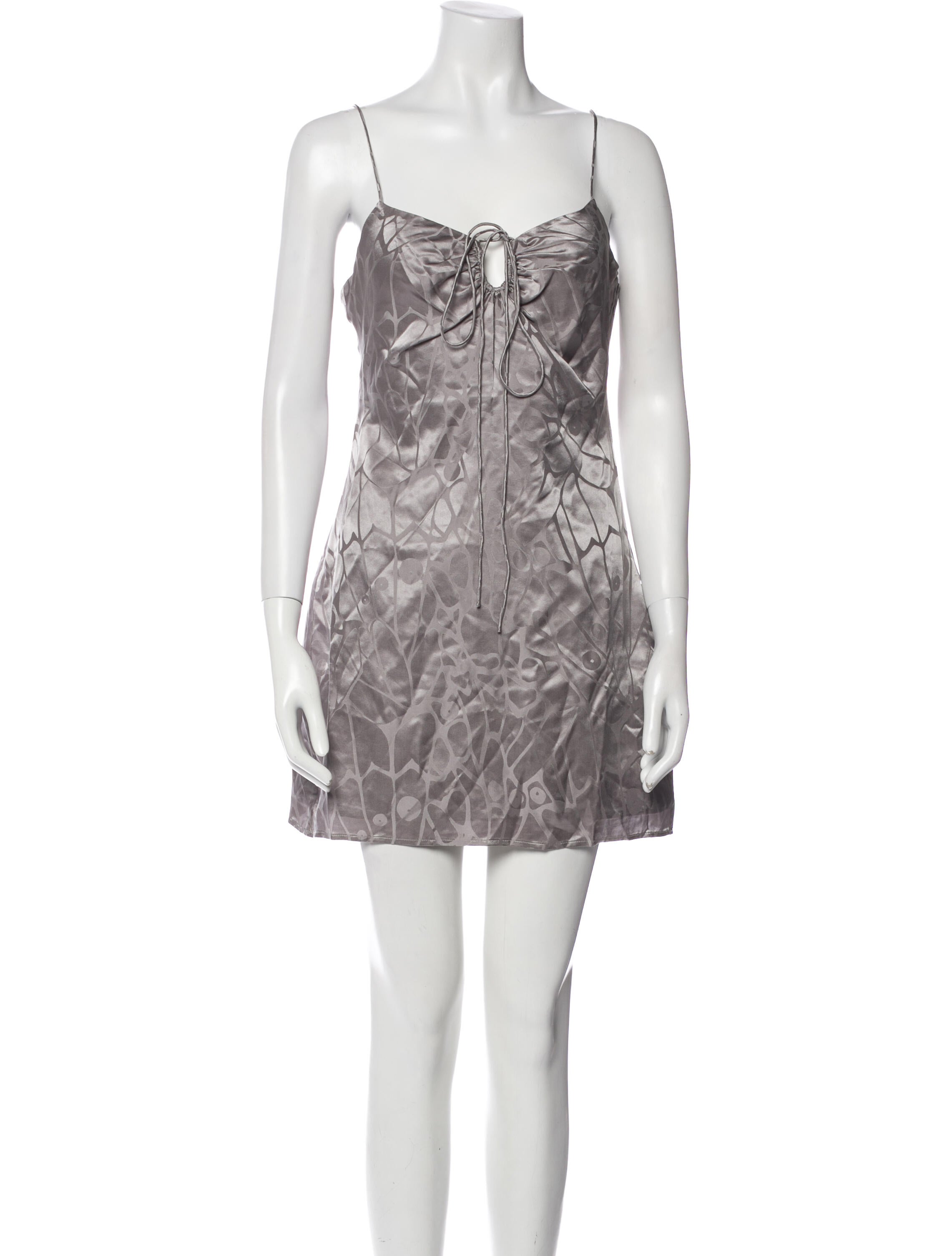 Anine Bing Silk Mini Dress