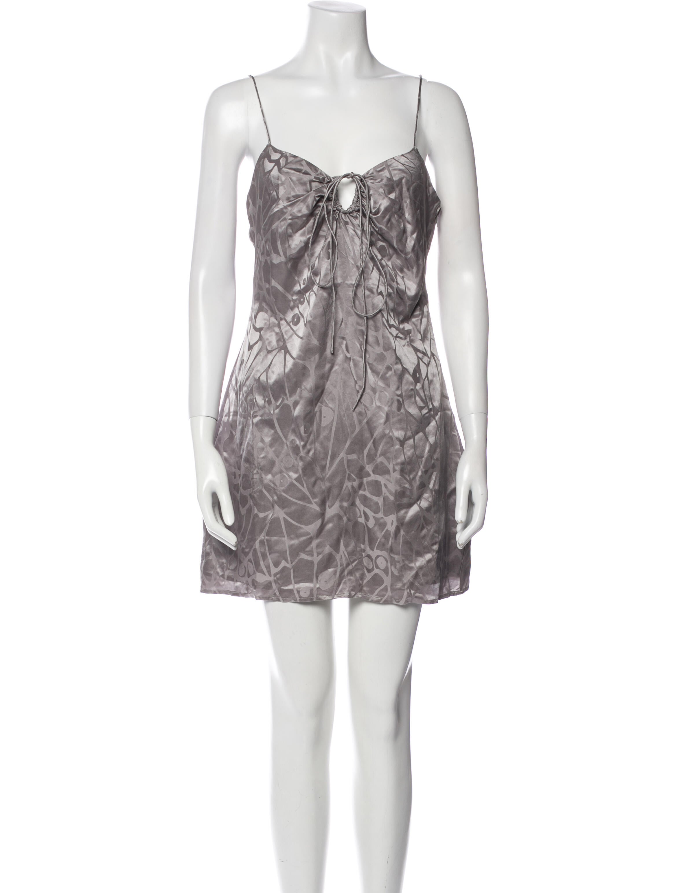 Anine Bing Silk Mini Dress