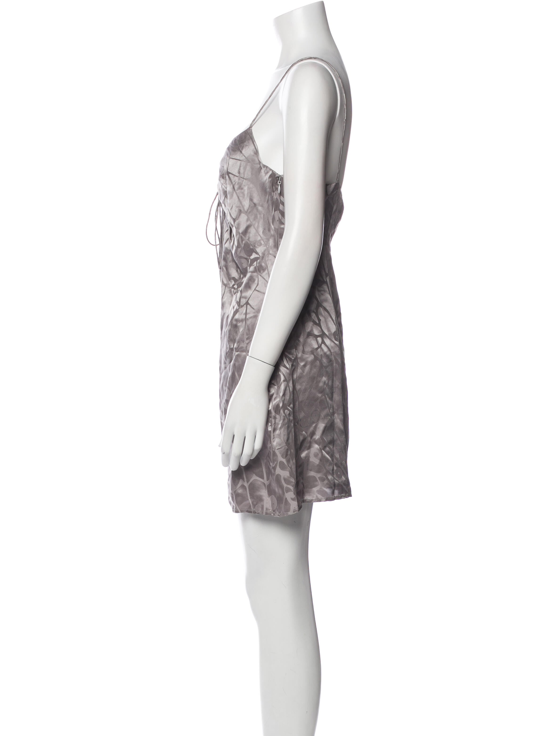 Anine Bing Silk Mini Dress