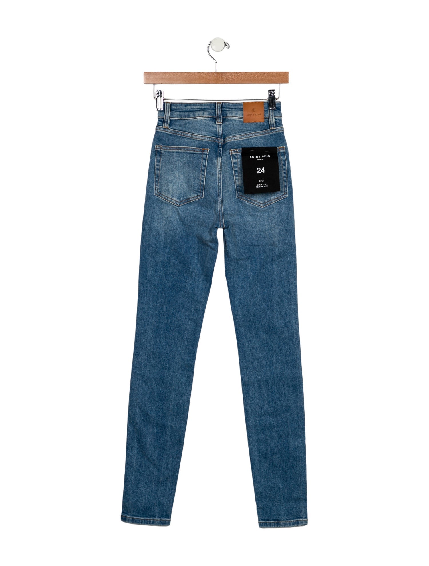 Anine Bing Mid-Rise Skinny Leg Jeans w/ Tags