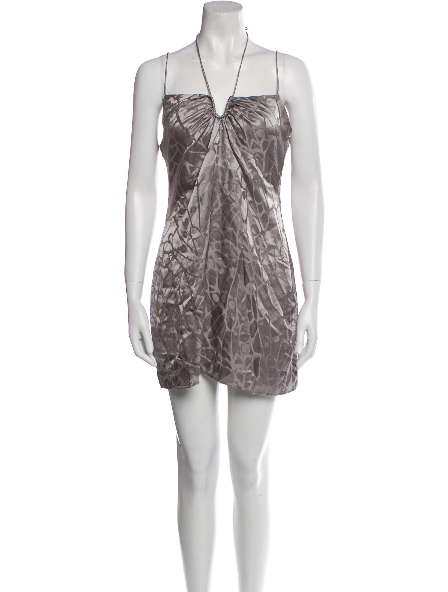 Anine Bing Silk Mini Dress