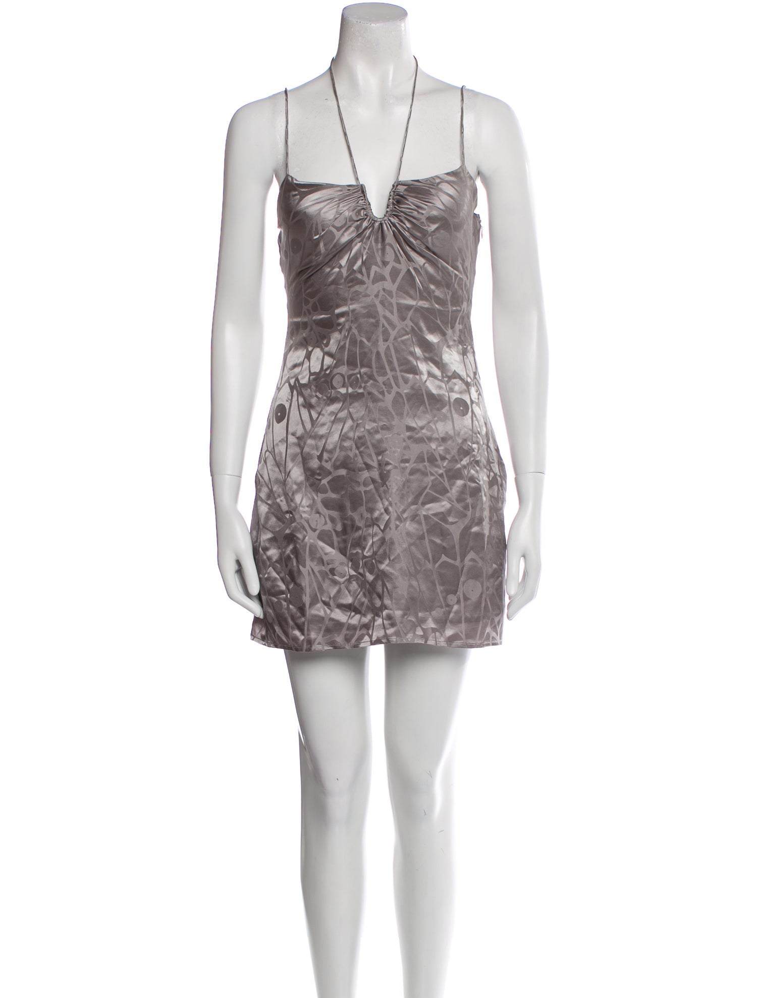 Anine Bing Silk Mini Dress