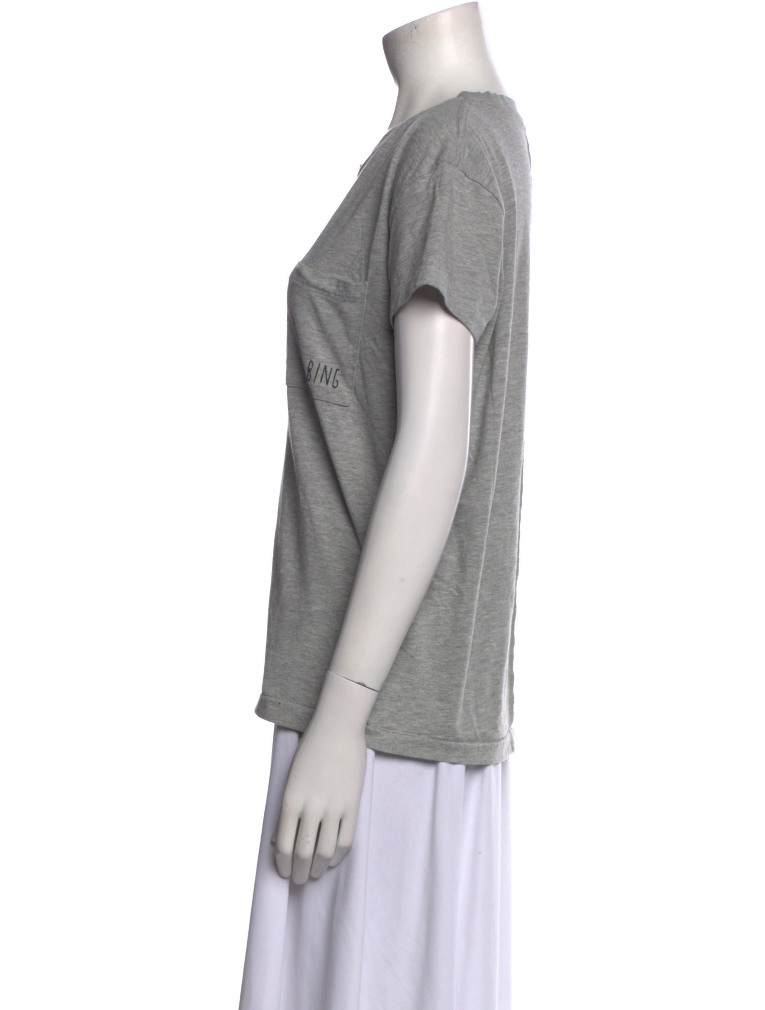 Anine Bing Crew Neck Short Sleeve T-Shirt