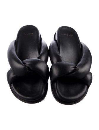 Anine Bing Leather Slides