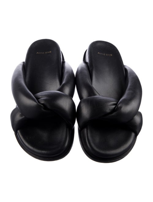 Anine Bing Leather Slides