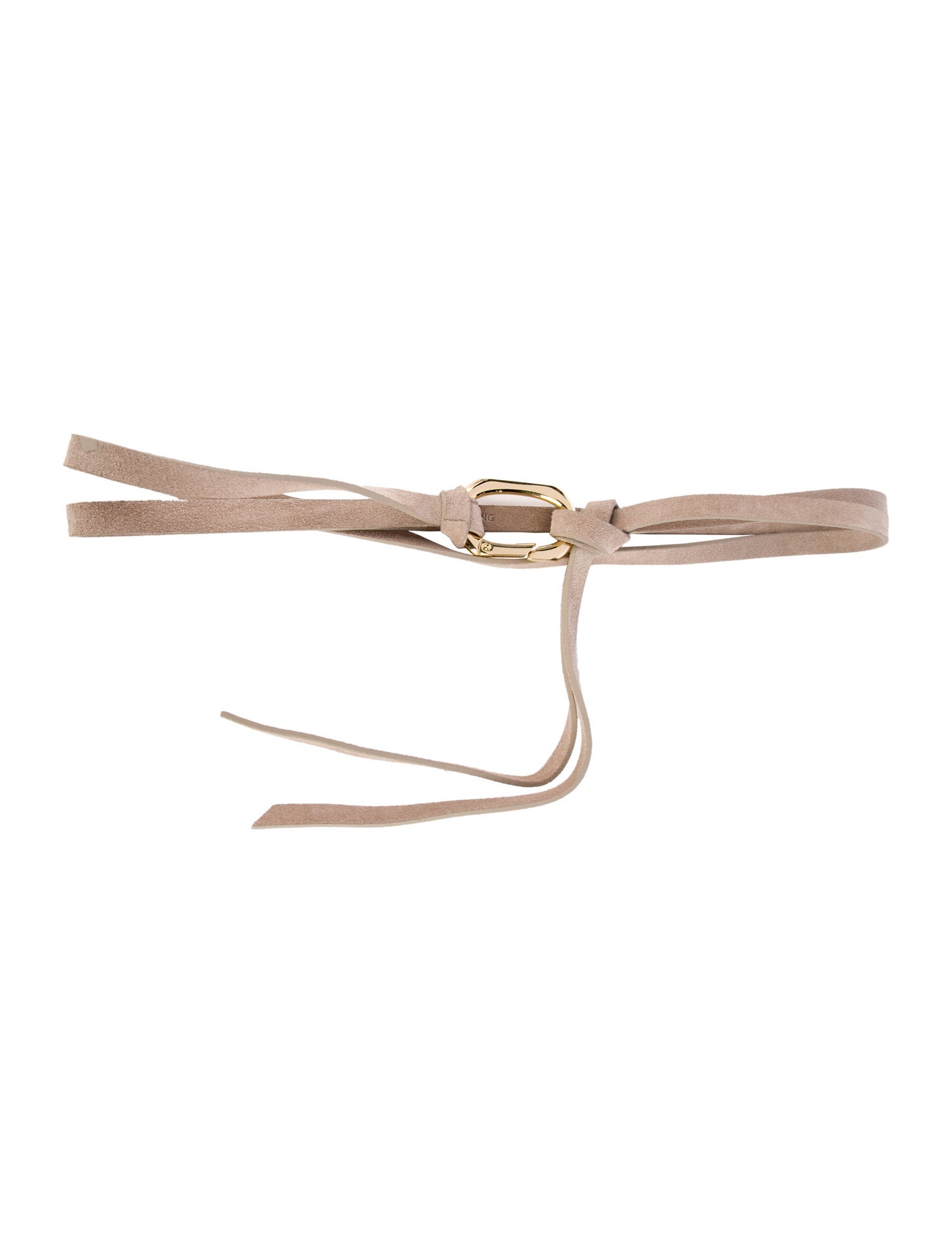 Anine Bing Skinny Leather Waist Belt