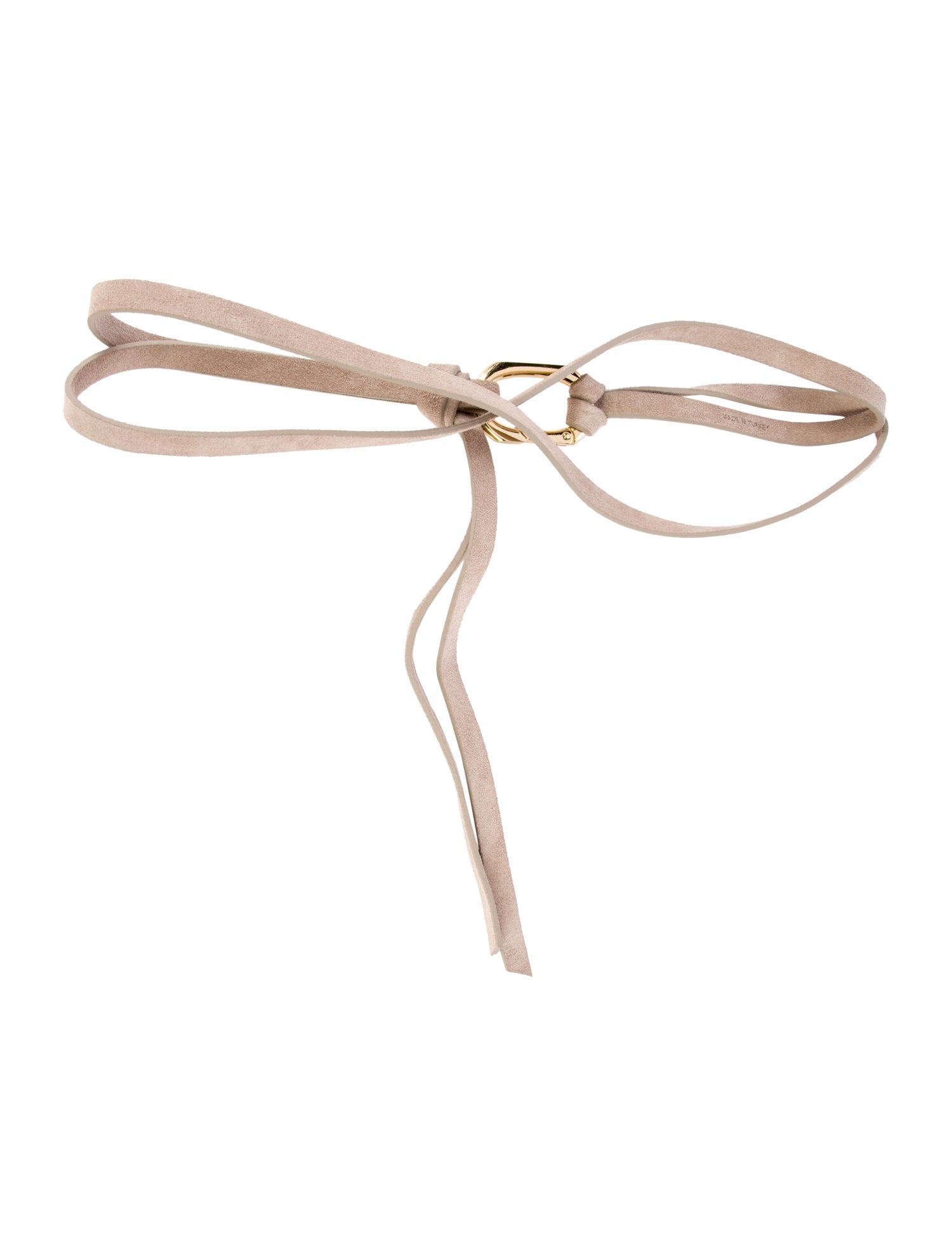 Anine Bing Skinny Leather Waist Belt