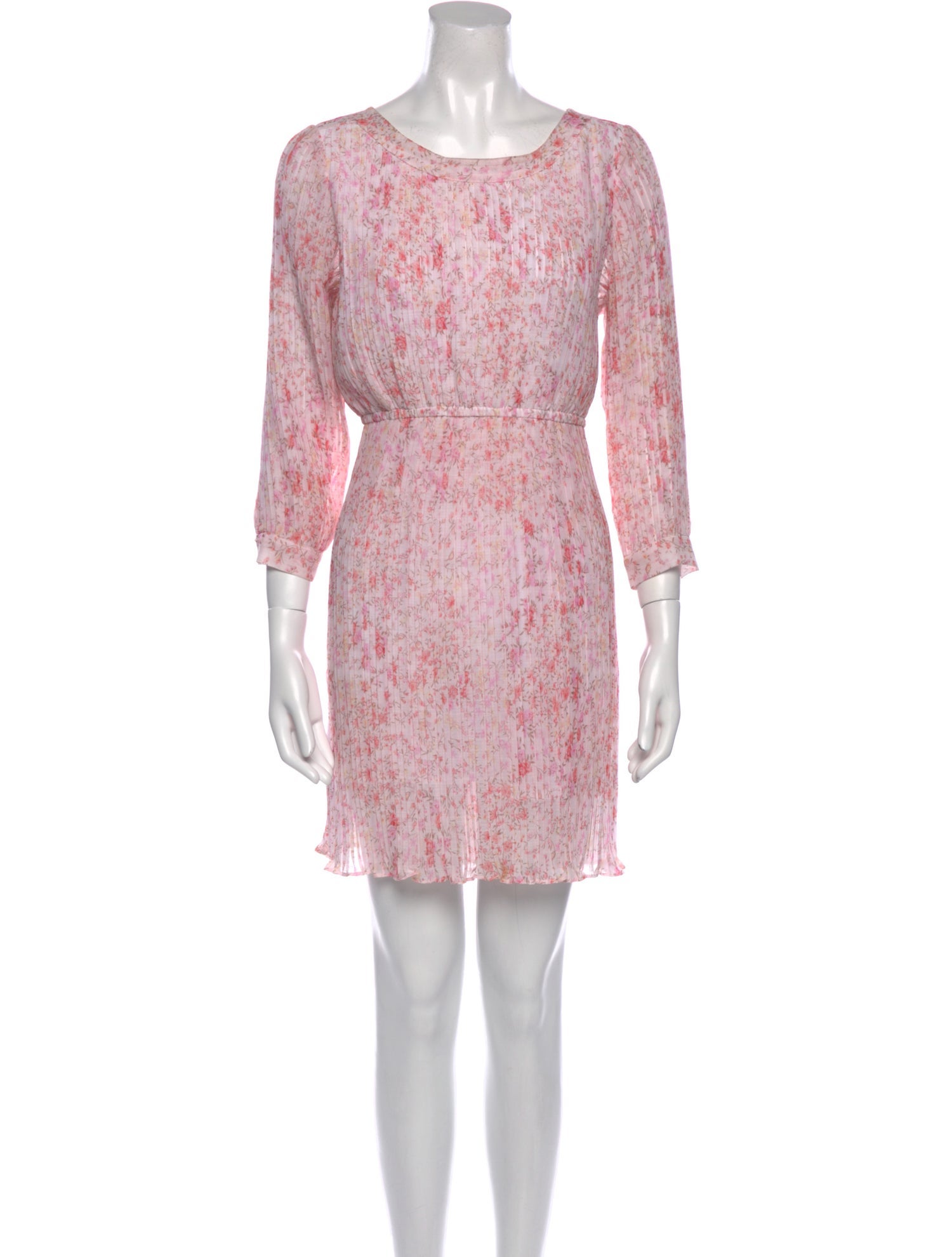 Anine Bing Floral Print Mini Dress