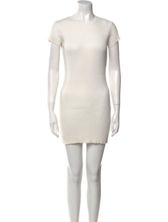 Anine Bing Crew Neck Mini Dress