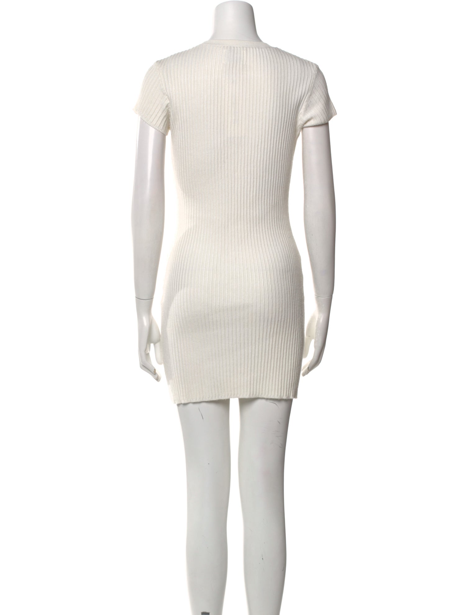 Anine Bing Crew Neck Mini Dress