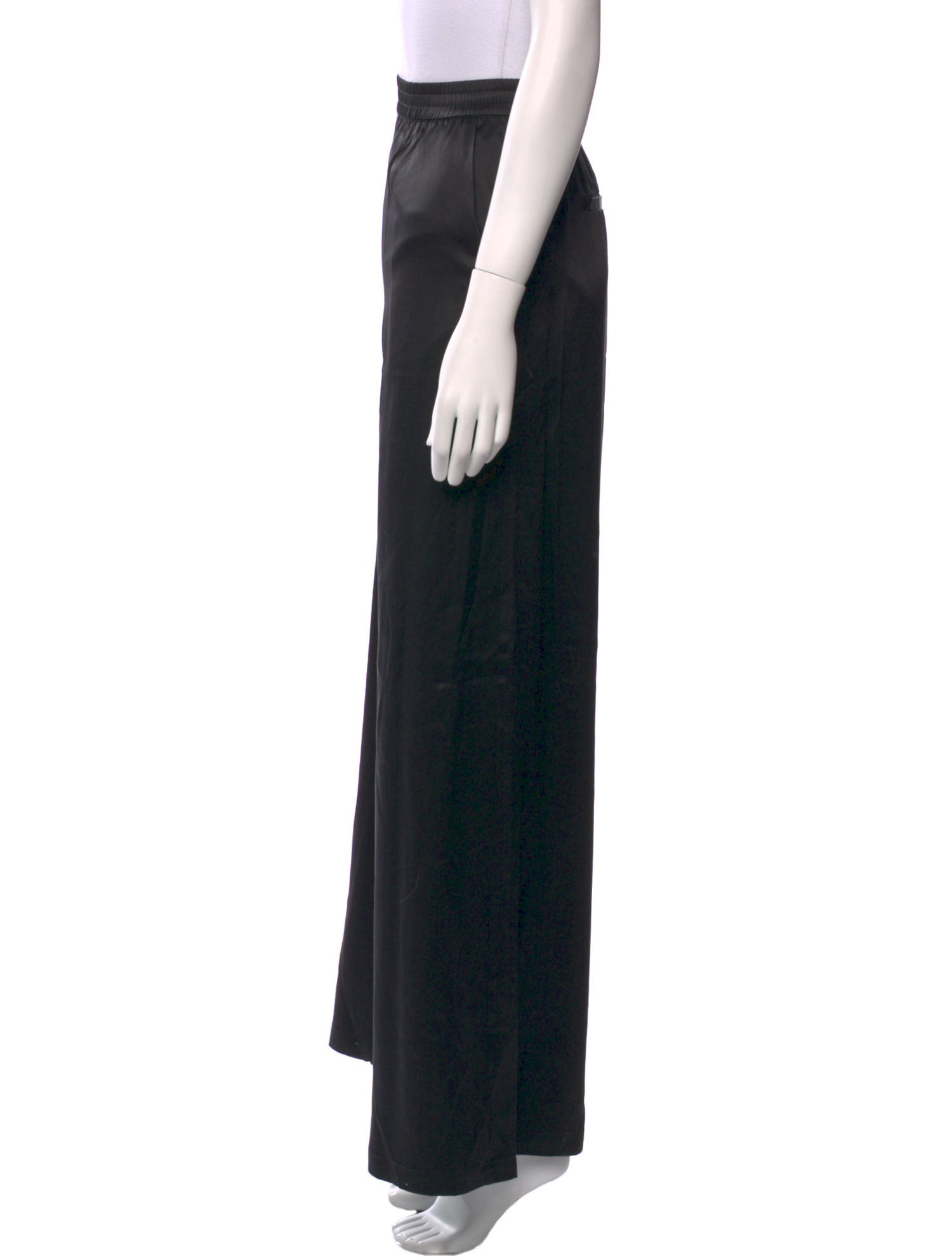 Anine Bing Silk Wide Leg Pants