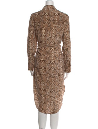 Anine Bing Silk Midi Length Dress