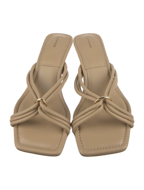 Anine Bing Leather Slides