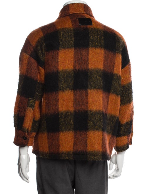 Anine Bing Plaid Print Jacket