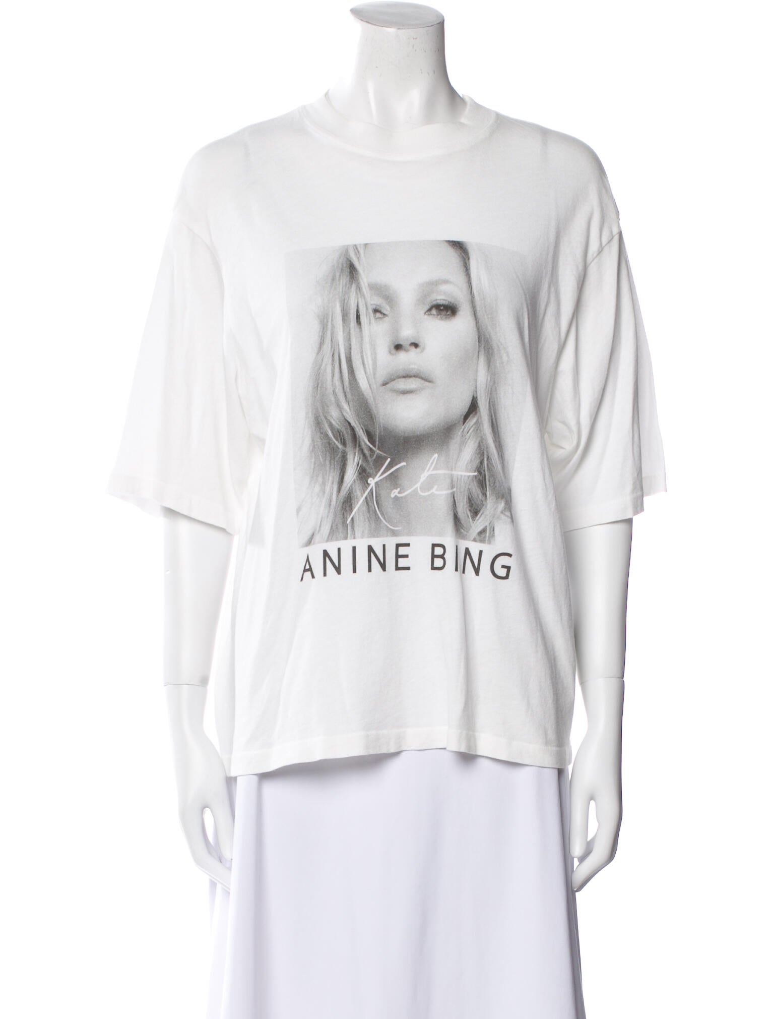 Anine Bing Graphic Print Crew Neck T-Shirt