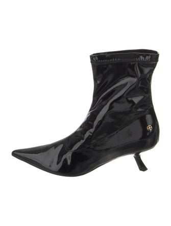 Anine Bing Patent Leather Sock Boots