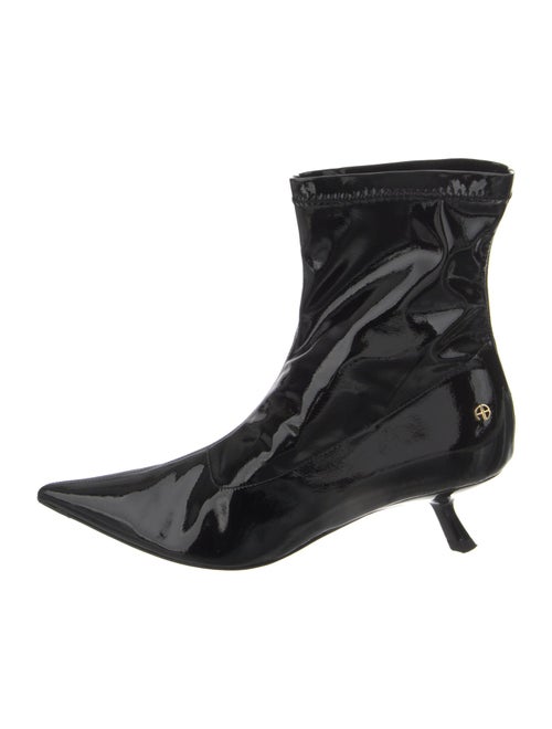 Anine Bing Patent Leather Sock Boots
