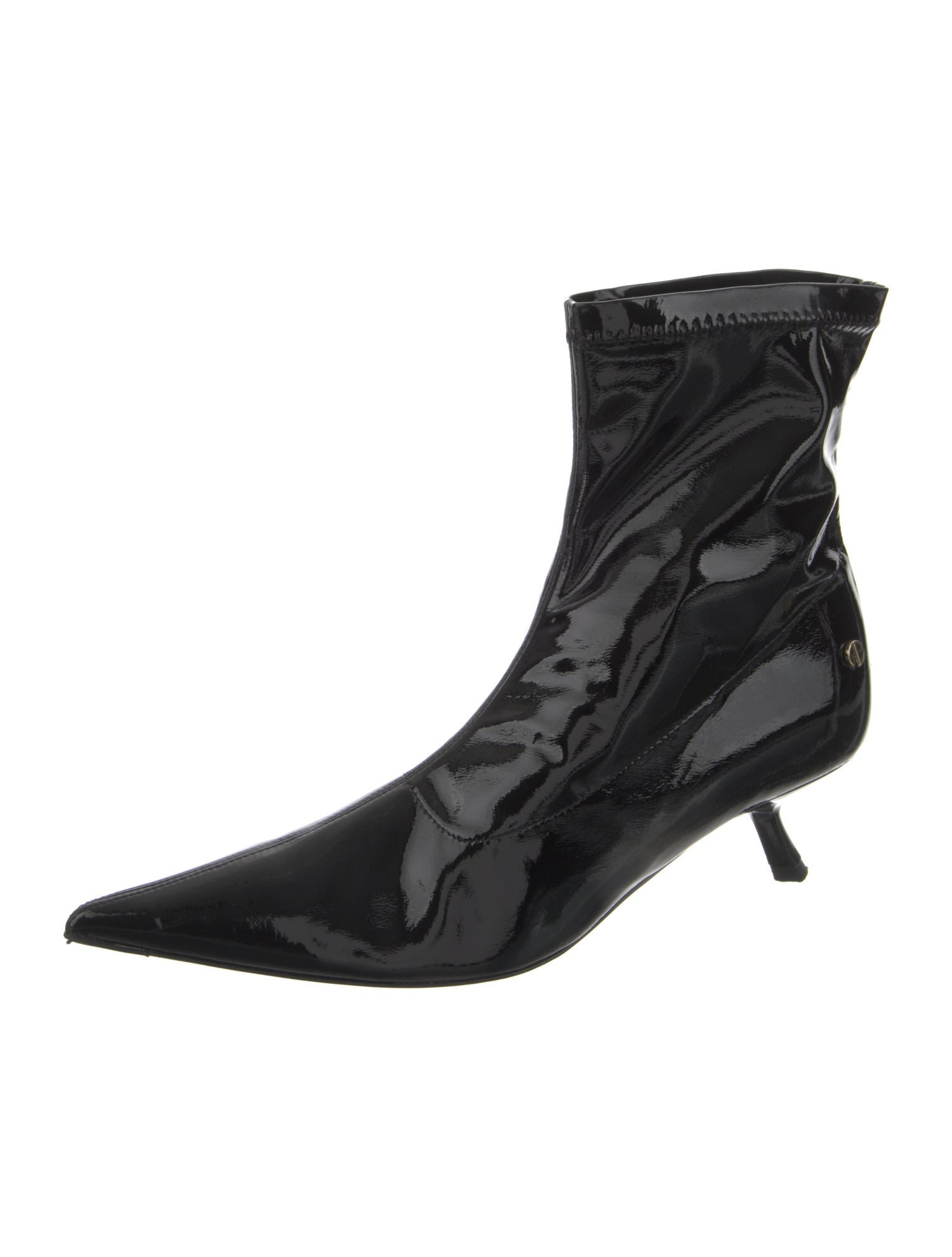 Anine Bing Patent Leather Sock Boots