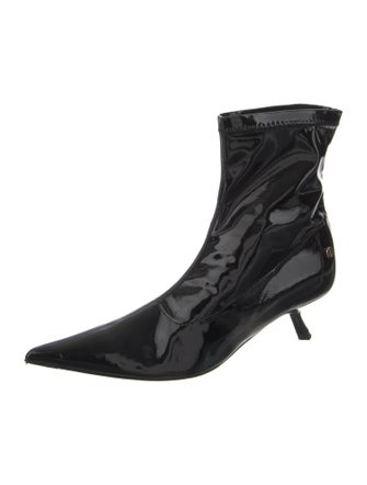 Anine Bing Patent Leather Sock Boots
