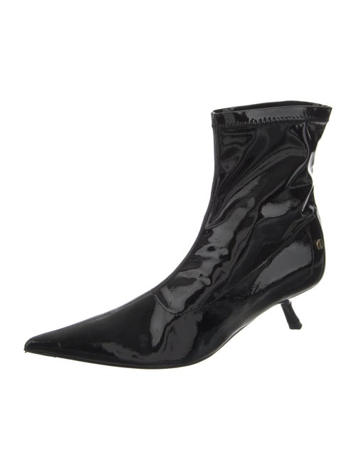 Anine Bing Patent Leather Sock Boots