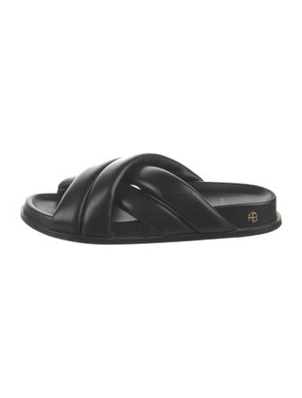 Anine Bing Leather Slides