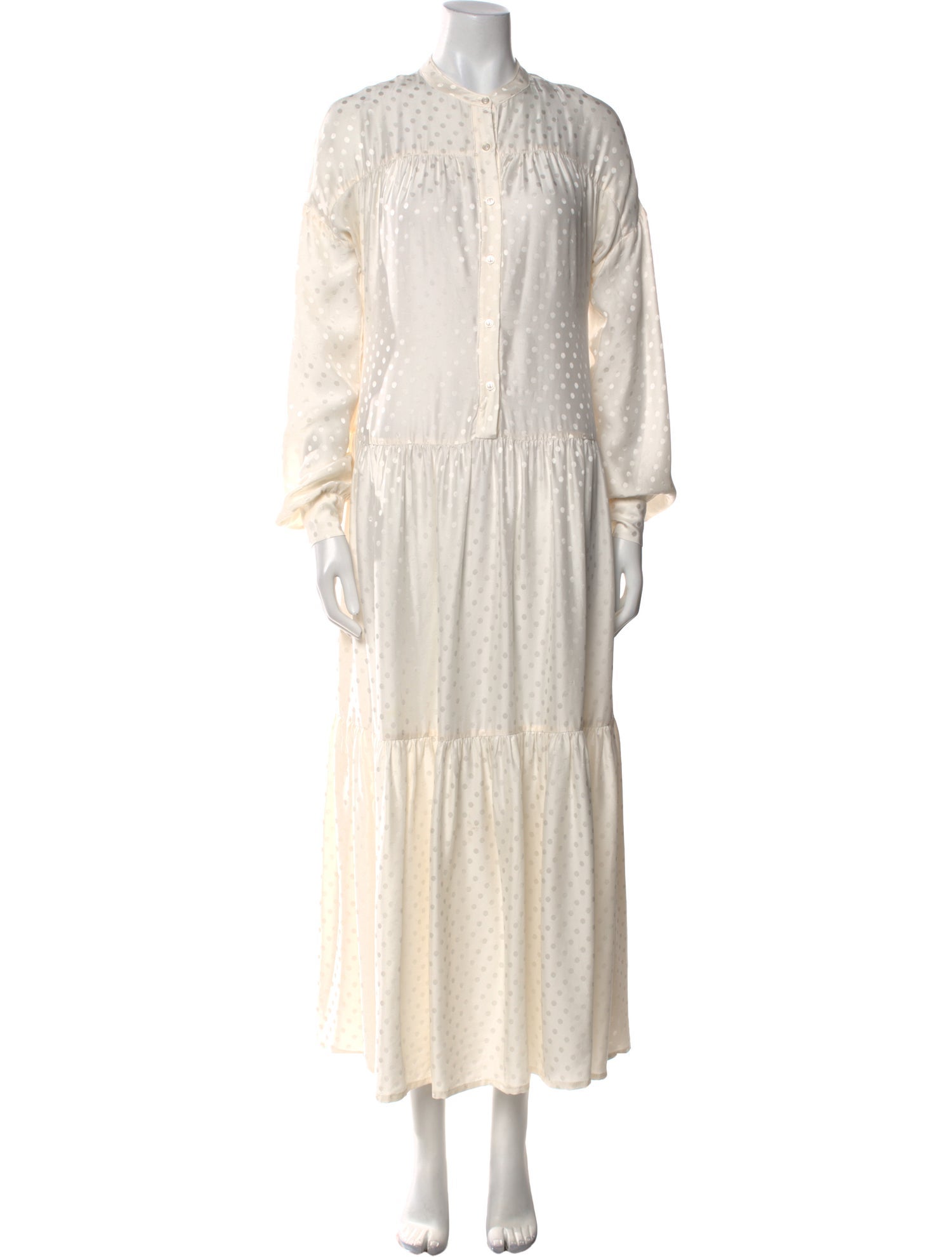 Anine Bing Mock Neck Long Dress