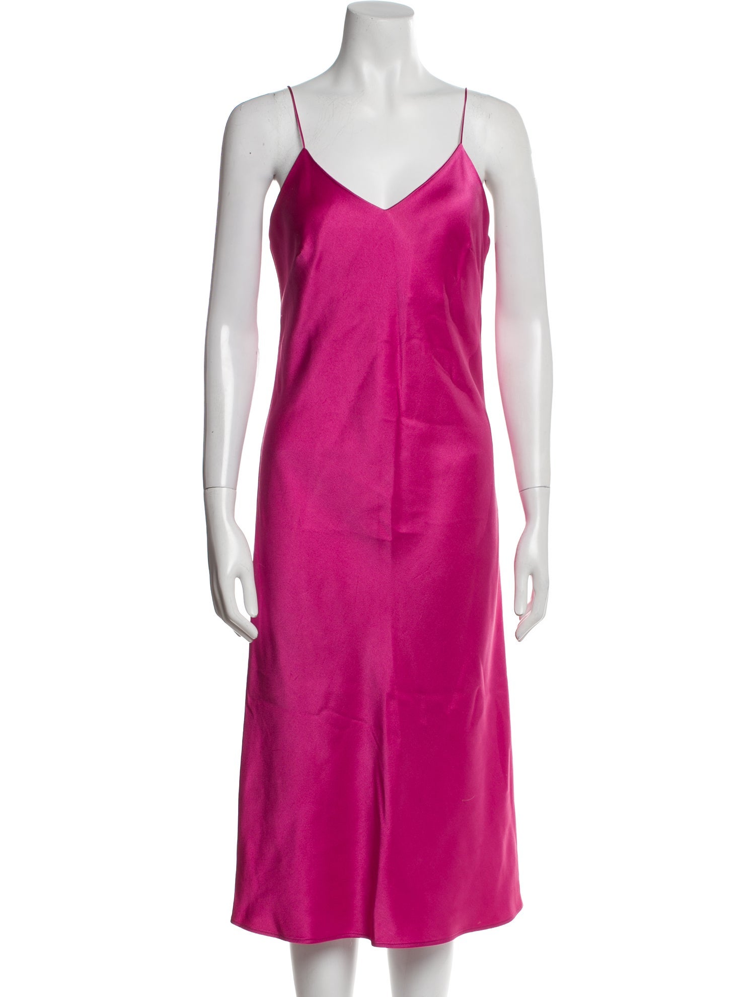 Anine Bing Satin Midi Length Dress