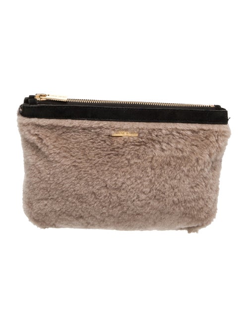 Anine Bing Faux Fur Belt Bag