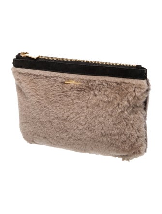 Anine Bing Faux Fur Belt Bag